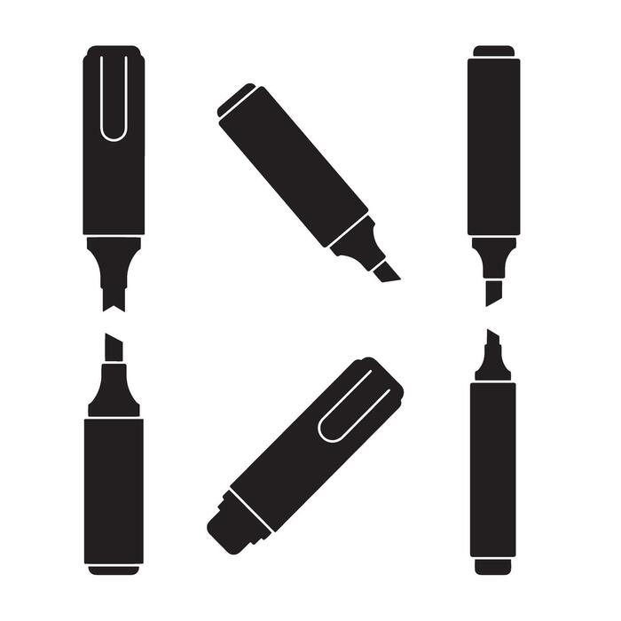Permanent Marker Size Vector Art, Icons, and Graphics for Free Download