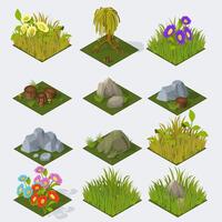 Tree icon. Public park, forest vector