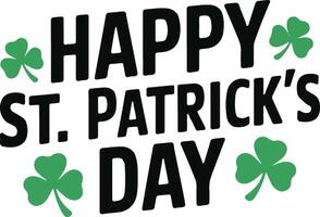 happy st patrick's day vector