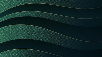 Luxury green background with glitter and abstract elements suitable for banners, advertisements, social media. vector