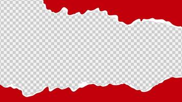 torn paper style background for photo frame vector