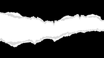 torn paper template background vector