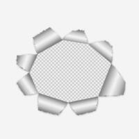 torn paper background template design vector