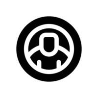 account glyph icon. Strong and solid icon for websites, mobile interfaces, presentations, and visual branding. High quality and easy to edit. vector