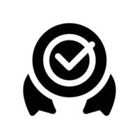best seller glyph icon. Strong and solid icon for websites, mobile interfaces, presentations, and visual branding. High quality and easy to edit. vector