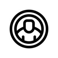 account line icon. Clean and minimalist icon for websites, mobile apps, presentations, and logos. Fully scalable and customizable for any project. vector
