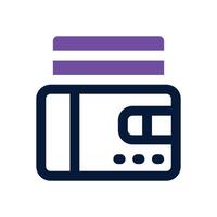 wallet duotone icon. Sleek and modern icon for websites, mobile apps, marketing materials, and corporate design. Fully scalable and ready to use. vector