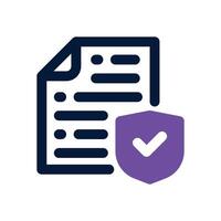 warranty duotone icon. Sleek and modern icon for websites, mobile apps, marketing materials, and corporate design. Fully scalable and ready to use. vector