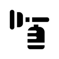 breast pump glyph icon. Strong and solid icon for websites, mobile interfaces, presentations, and visual branding. High quality and easy to edit. vector