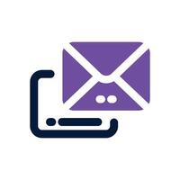 mail duotone icon. Sleek and modern icon for websites, mobile apps, marketing materials, and corporate design. Fully scalable and ready to use. vector