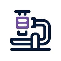 microscope duotone icon. Sleek and modern icon for websites, mobile apps, marketing materials, and corporate design. Fully scalable and ready to use. vector