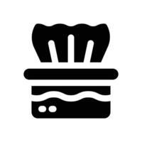 tissue glyph icon. Strong and solid icon for websites, mobile interfaces, presentations, and visual branding. High quality and easy to edit. vector