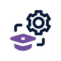 management duotone icon. Sleek and modern icon for websites, mobile apps, marketing materials, and corporate design. Fully scalable and ready to use. vector