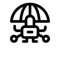 private network line icon. Clean and minimalist icon for websites and mobile apps. vector