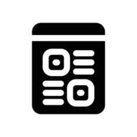 native advertising glyph icon. Strong and solid icon for websites and mobile apps. vector