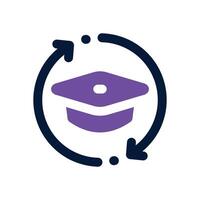 program dual tone icon. Sleek and modern icon for websites and mobile apps. vector