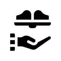 knowledge glyph icon. Strong and solid icon for websites and mobile apps. vector