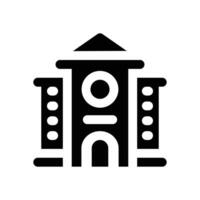 school glyph icon. Strong and solid icon for websites, mobile interfaces, presentations, and visual branding. High quality and easy to edit. vector