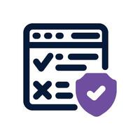 protection duotone icon. Sleek and modern icon for websites, mobile apps, marketing materials, and corporate design. Fully scalable and ready to use. vector