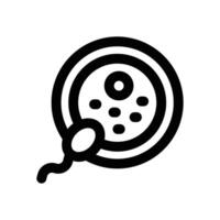 fertilization line icon. Clean and minimalist icon for websites, mobile apps, presentations, and logos. Fully scalable and customizable for any project. vector