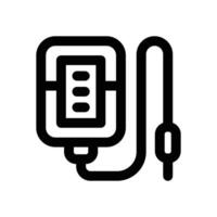 transfusion line icon. Clean and minimalist icon for websites, mobile apps, presentations, and logos. Fully scalable and customizable for any project. vector