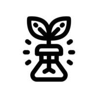 biology line icon. Clean and minimalist icon for websites, mobile apps, presentations, and logos. Fully scalable and customizable for any project. vector