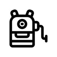 sharpener line icon. Clean and minimalist icon for websites, mobile apps, presentations, and logos. Fully scalable and customizable for any project. vector