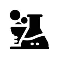laboratory glyph icon. Strong and solid icon for websites, mobile interfaces, presentations, and visual branding. High quality and easy to edit. vector