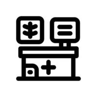 densitometry line icon. Clean and minimalist icon for websites and mobile apps. vector