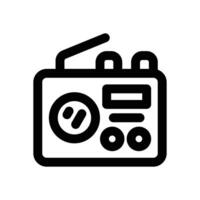 radio line icon. Clean and minimalist icon for websites and mobile apps. vector