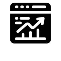 dashboard glyph icon. Strong and solid icon for websites, mobile interfaces, presentations, and visual branding. High quality and easy to edit. vector