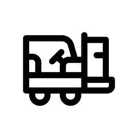 forklift line icon. Clean and minimalist icon for websites and mobile apps. vector