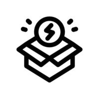 fast delivery line icon. Clean and minimalist icon for websites, mobile apps, presentations, and logos. Fully scalable and customizable for any project. vector
