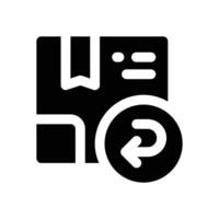 refund glyph icon. Strong and solid icon for websites, mobile interfaces, presentations, and visual branding. High quality and easy to edit. vector