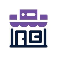store duotone icon. Sleek and modern icon for websites, mobile apps, marketing materials, and corporate design. Fully scalable and ready to use. vector