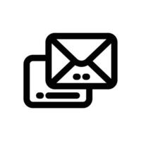 mail line icon. Clean and minimalist icon for websites, mobile apps, presentations, and logos. Fully scalable and customizable for any project. vector