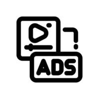 youtube line icon. Clean and minimalist icon for websites and mobile apps. vector