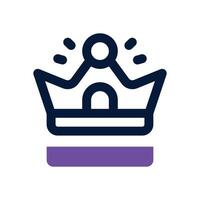 crown duotone icon. Sleek and modern icon for websites, mobile apps, marketing materials, and corporate design. Fully scalable and ready to use. vector