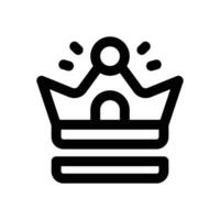 crown line icon. Clean and minimalist icon for websites, mobile apps, presentations, and logos. Fully scalable and customizable for any project. vector