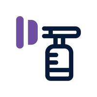 breast pump dual tone icon. Sleek and modern icon for websites and mobile apps. vector