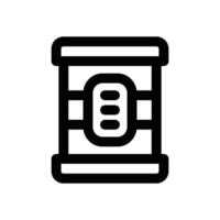 milk powder line icon. Clean and minimalist icon for websites and mobile apps. vector