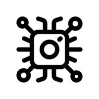 social network line icon. Clean and minimalist icon for websites and mobile apps. vector