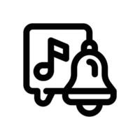 jingle line icon. Clean and minimalist icon for websites and mobile apps. vector