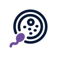 fertilization duotone icon. Sleek and modern icon for websites, mobile apps, marketing materials, and corporate design. Fully scalable and ready to use. vector