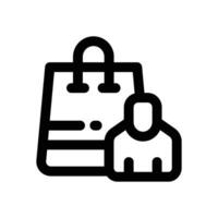 consumer line icon. Clean and minimalist icon for websites and mobile apps. vector
