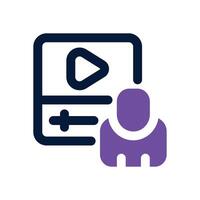 content duotone icon. Sleek and modern icon for websites, mobile apps, marketing materials, and corporate design. Fully scalable and ready to use. vector