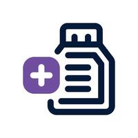 baby powder duotone icon. Sleek and modern icon for websites, mobile apps, marketing materials, and corporate design. Fully scalable and ready to use. vector