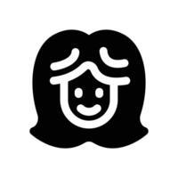 customer glyph icon. Strong and solid icon for websites, mobile interfaces, presentations, and visual branding. High quality and easy to edit. vector