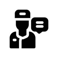 examination glyph icon. Strong and solid icon for websites and mobile apps. vector