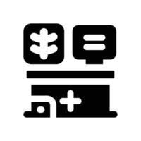 densitometry glyph icon. Strong and solid icon for websites and mobile apps. vector